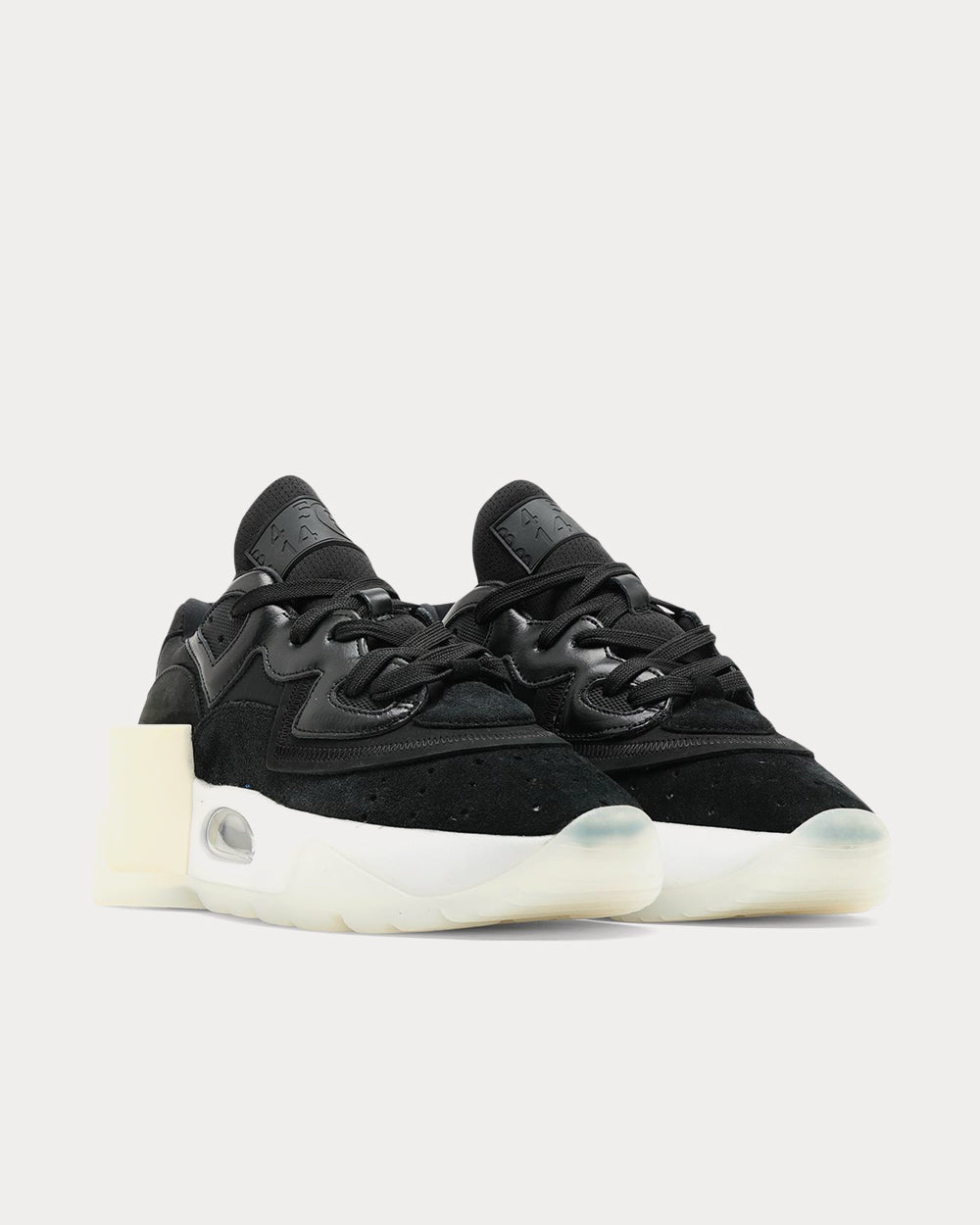 Maison Margiela MM6 6-cylinder Black Low Top Sneakers - 2