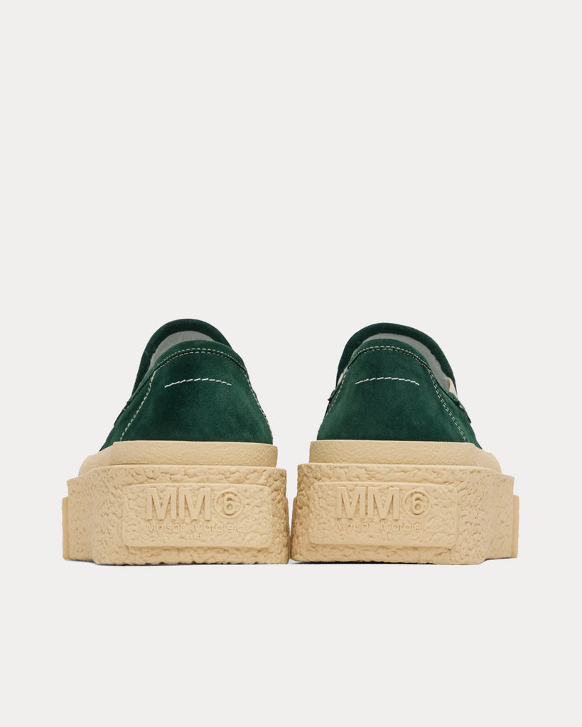 Suede slip on sales platform