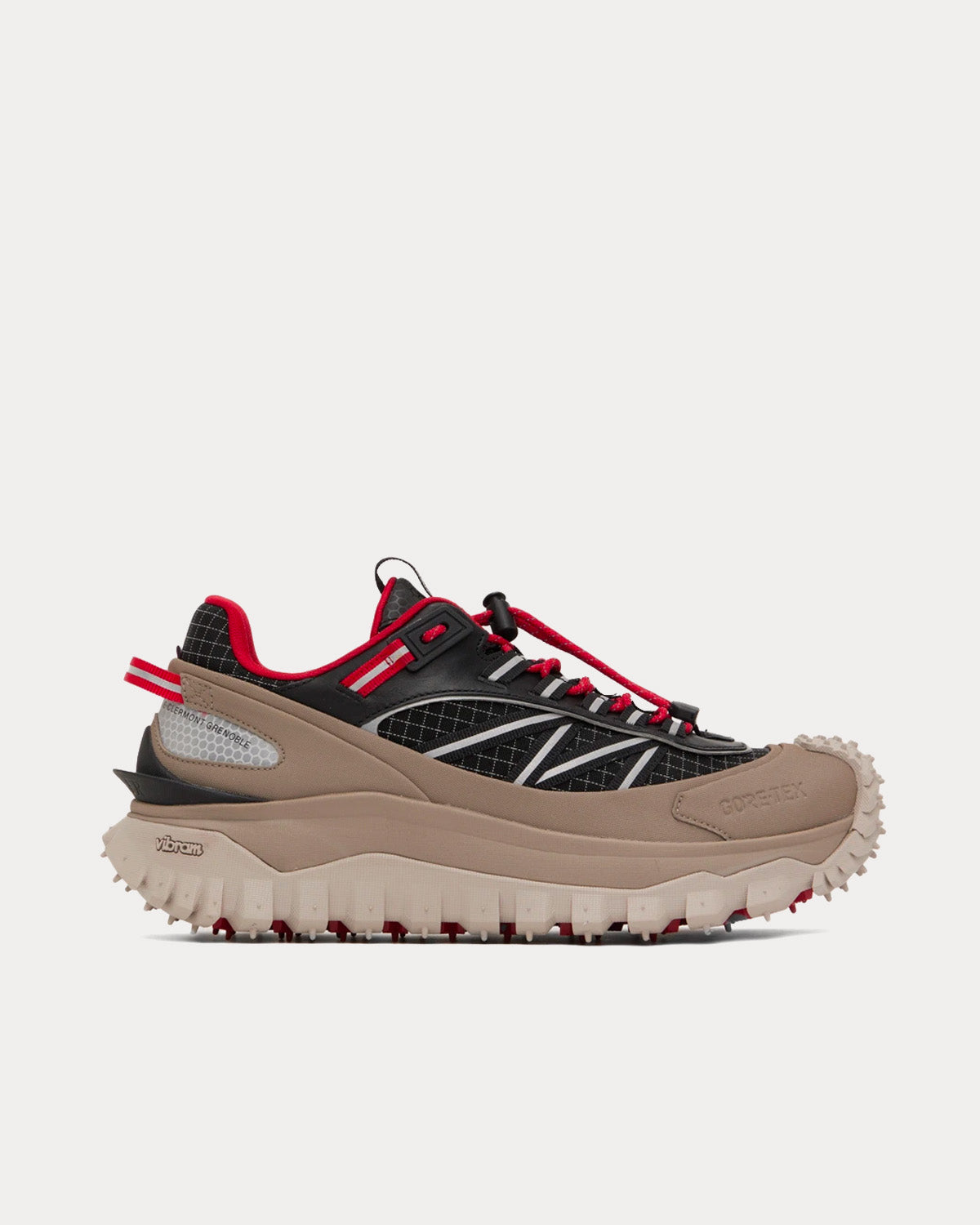 Moncler Trailgrip GTX Taupe / Black Running Shoes - 1