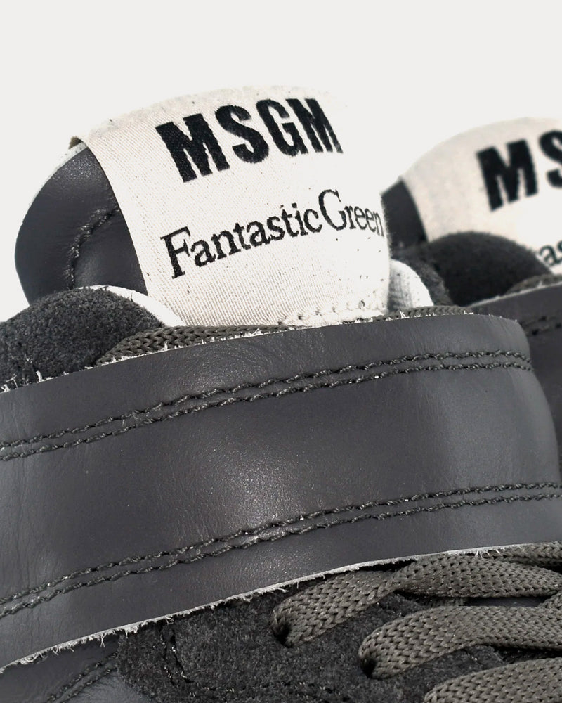 MSGM x ACBC Fantastic Green Dark Grey High Top Sneakers - 3