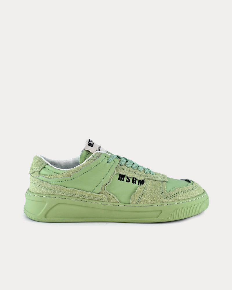 MSGM x ACBC Fantastic Green Green Low Top Sneakers - 1