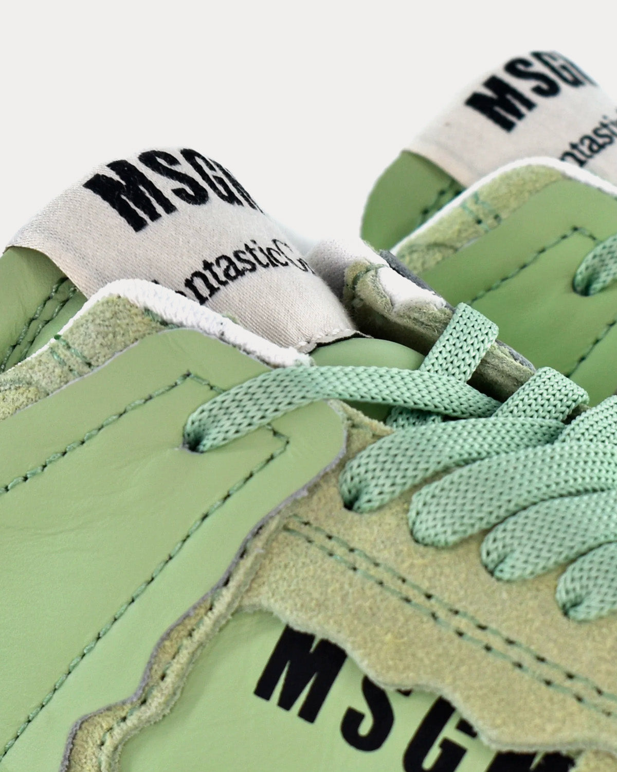 MSGM x ACBC Fantastic Green Green Low Top Sneakers - 3