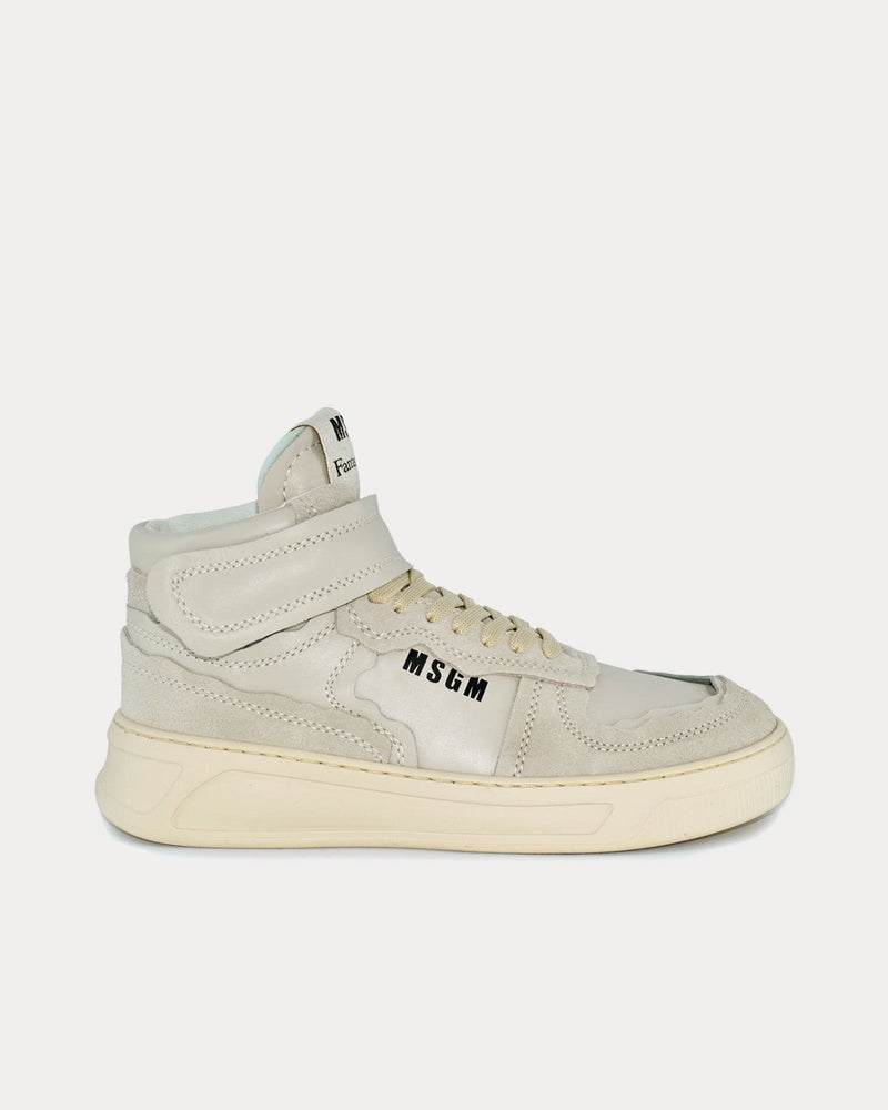 MSGM x ACBC Fantastic Green White High Top Sneakers - 1