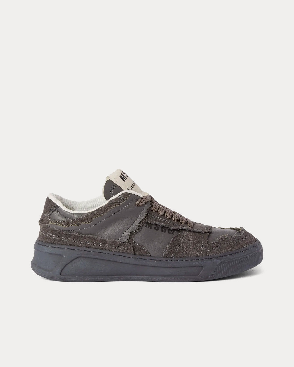 MSGM x ACBC Fantastic Green Dark Grey Low Top Sneakers - 1