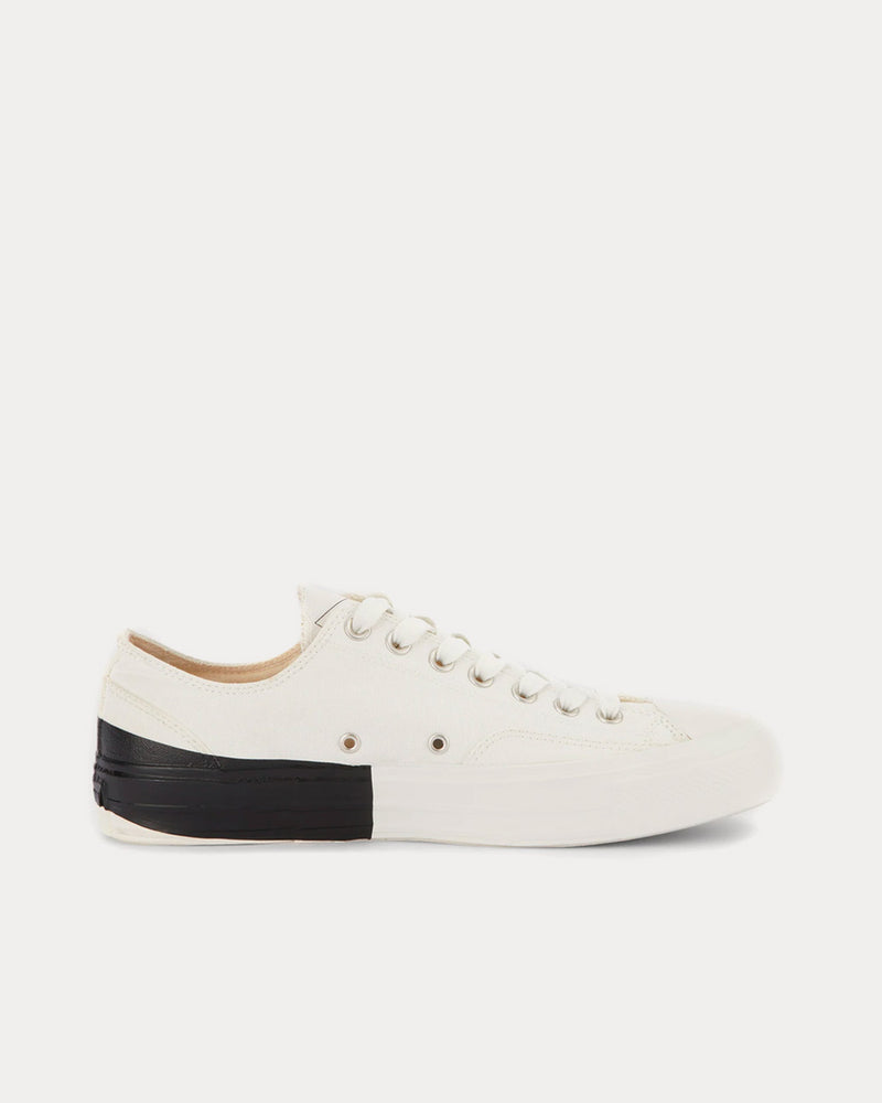 MSGM Tape Runner Coated Canvas White / Black Low Top Sneakers - 1