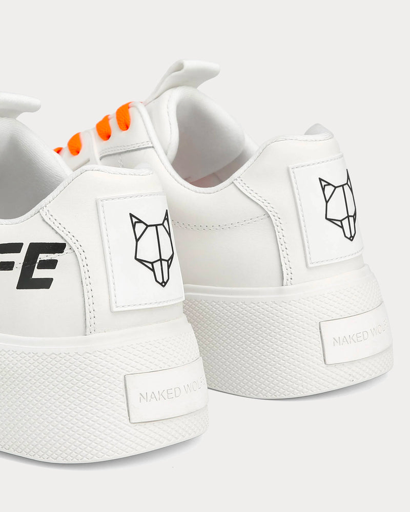 Naked Wolfe Paradox Logo White Low Top Sneakers - 4