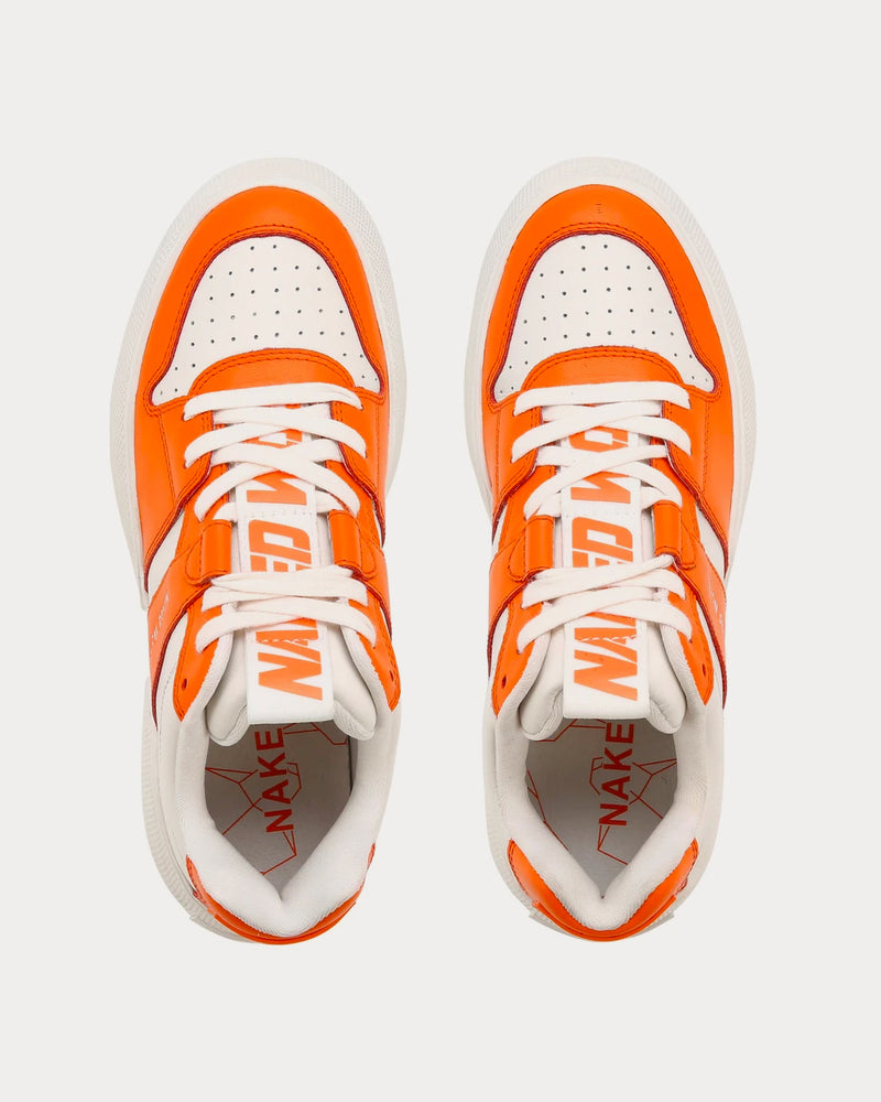 Naked Wolfe Pixie Orange Low Top Sneakers - 3