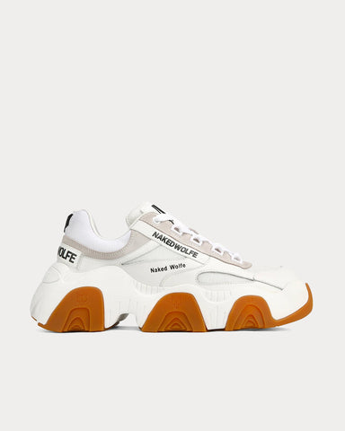 Naked Wolfe Thunder White Low Top Sneakers