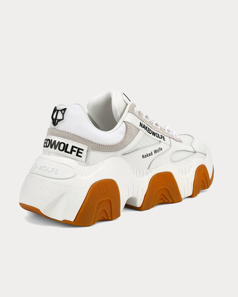 Naked Wolfe Thunder White Low Top Sneakers - 3