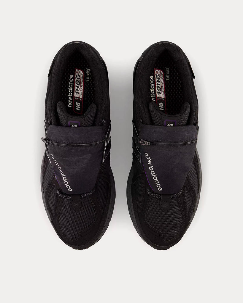 New Balance 1906R Black with Prism Purple and Castlerock Low Top