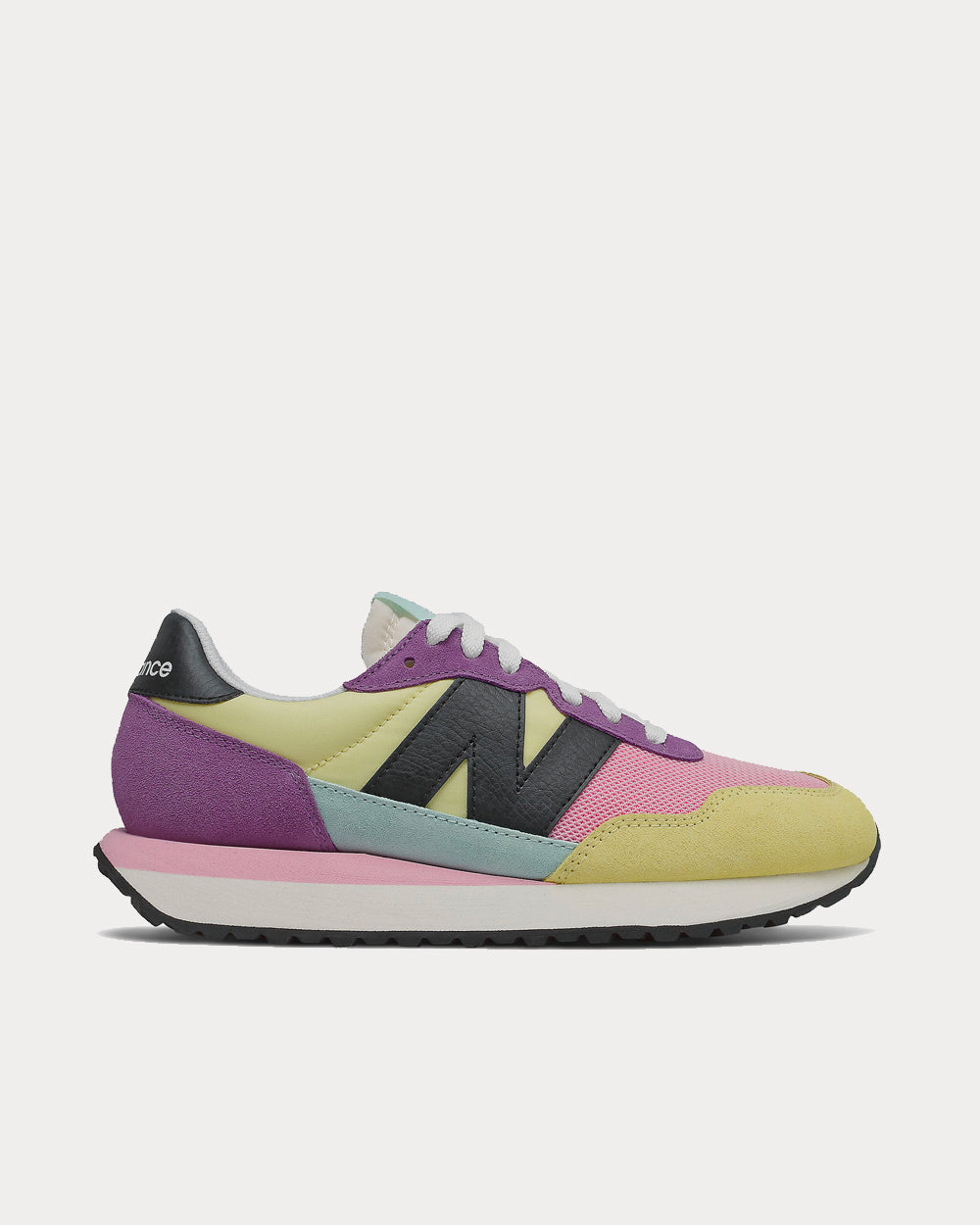 New Balance 237 Lemon with Sour Grape Low Top Sneakers - 1