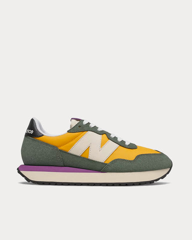 New Balance 237 Team Gold with Black Spruce Low Top Sneakers