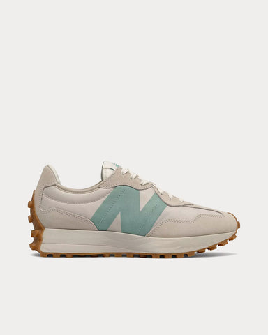 New Balance 327 Moonbeam with Storm Blue Low Top Sneakers