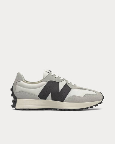 New Balance 327 Sea Salt With Black Low Top Sneakers