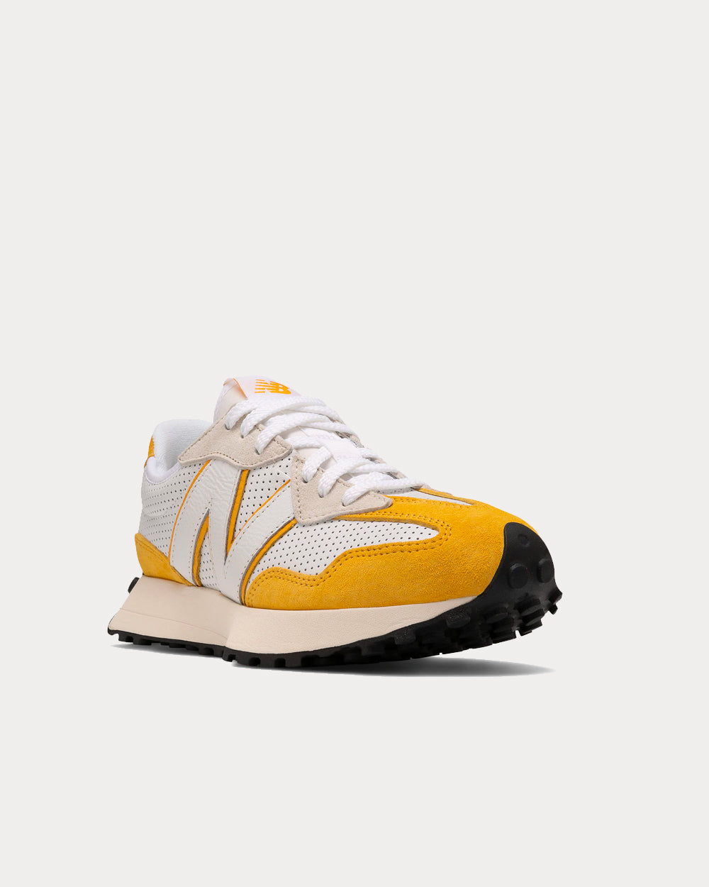 New Balance 327 White with Aspen Low Top Sneakers - 2