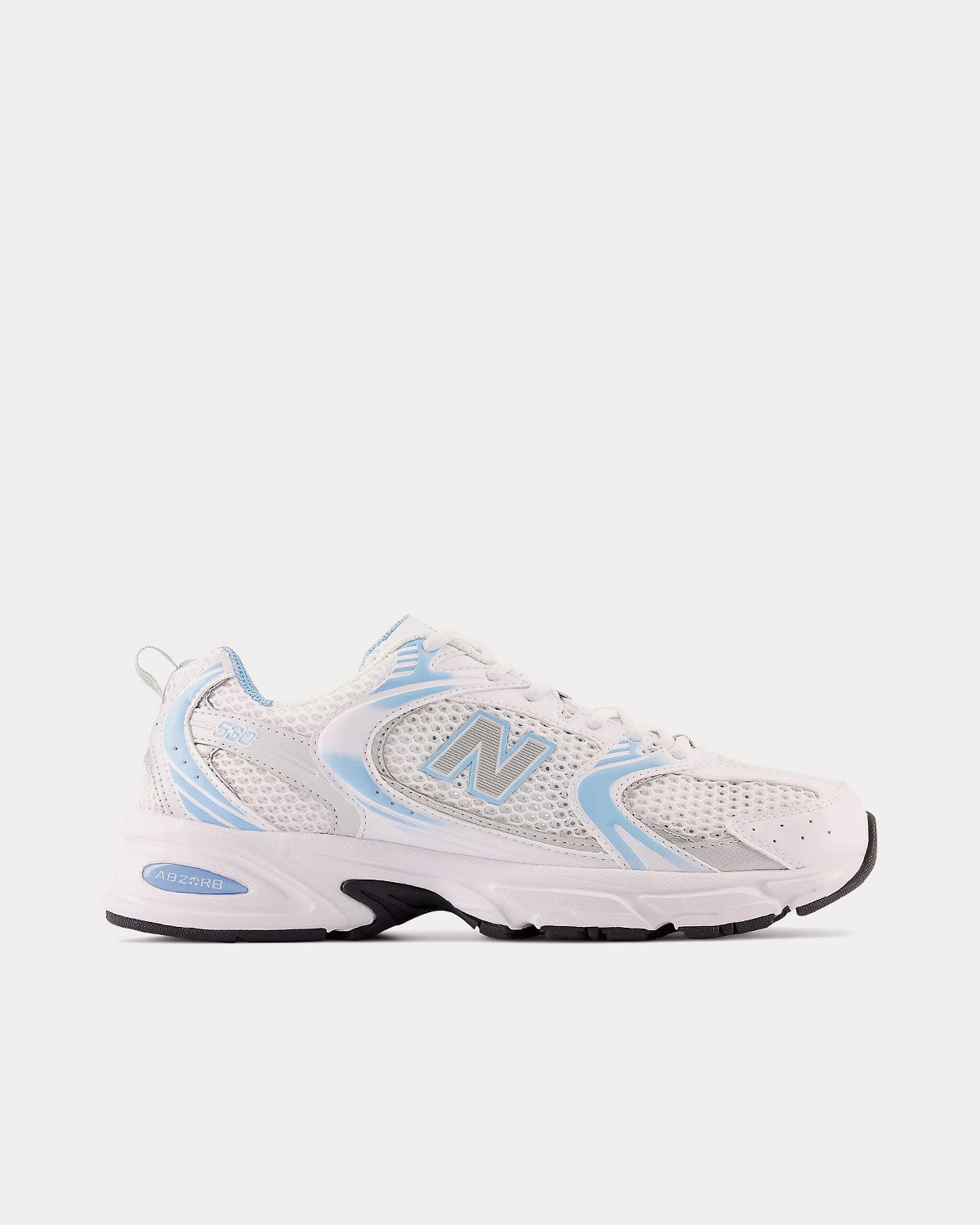 New Balance 530 White / Blue Haze / Brighton Grey Low Top Sneakers - 1