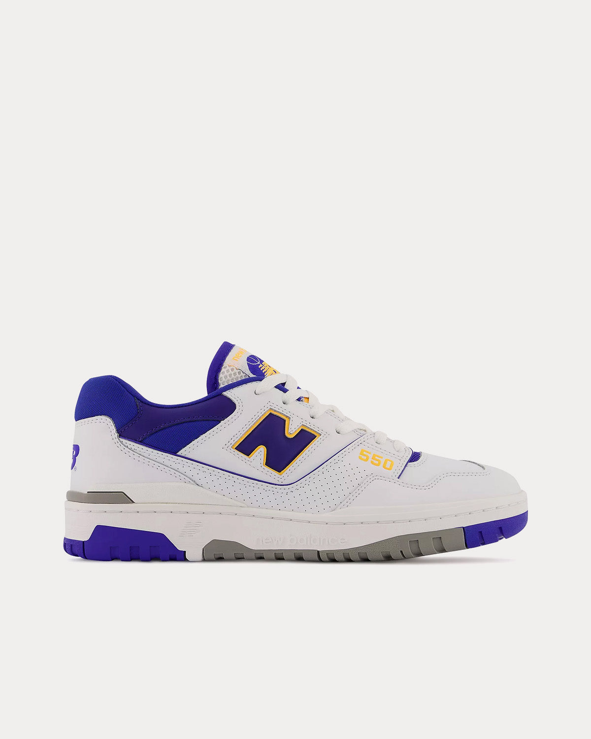 New Balance 550 White / Infinity Blue Low Top Sneakers - 1