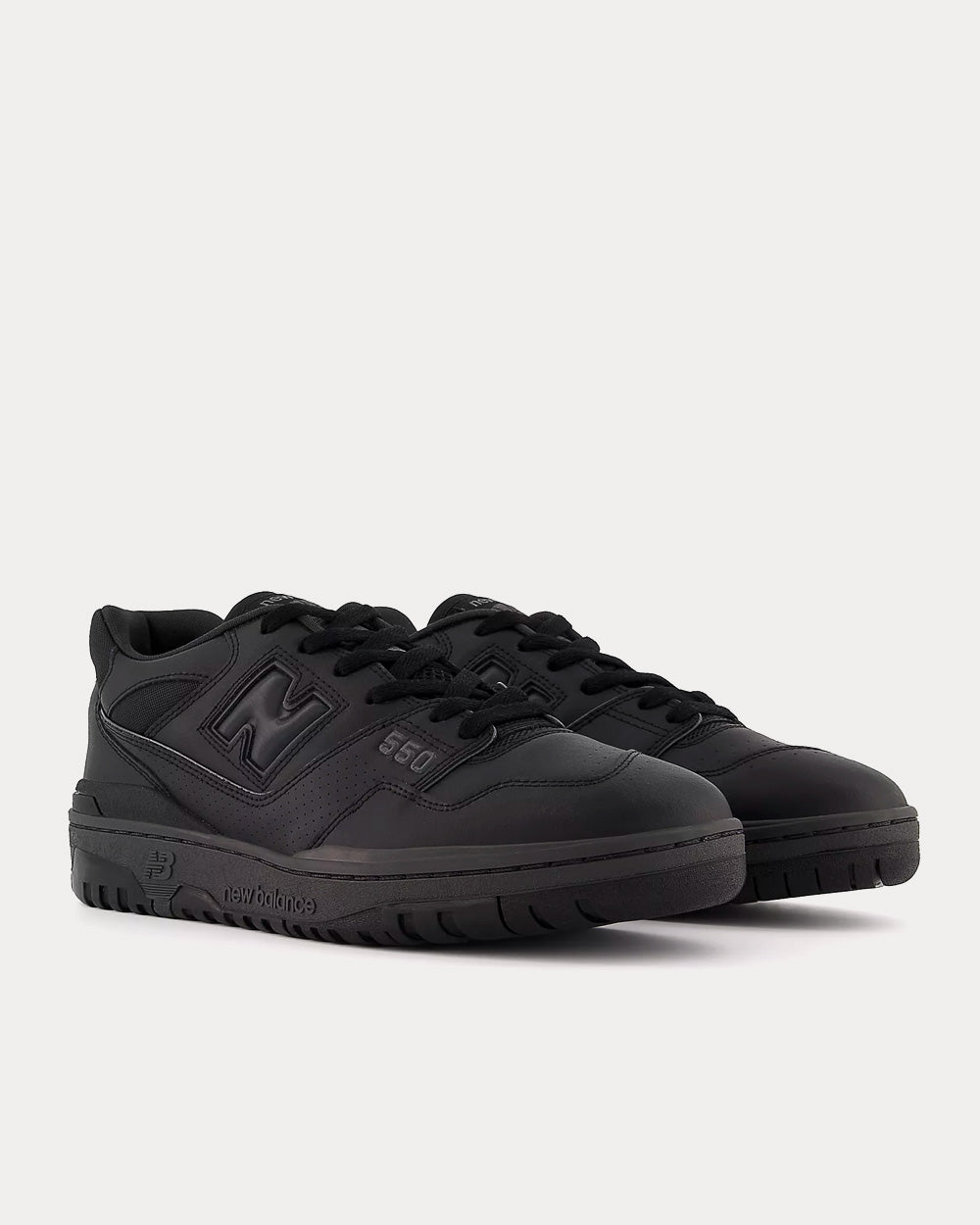 New Balance 550 Black Low Top Sneakers - 3