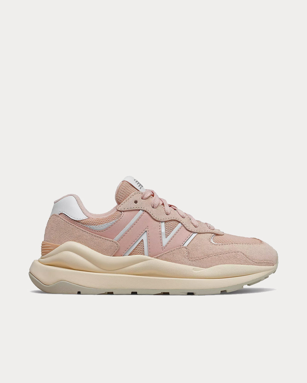 New Balance 57/40 Rose Water with Team Cream Low Top Sneakers - 1