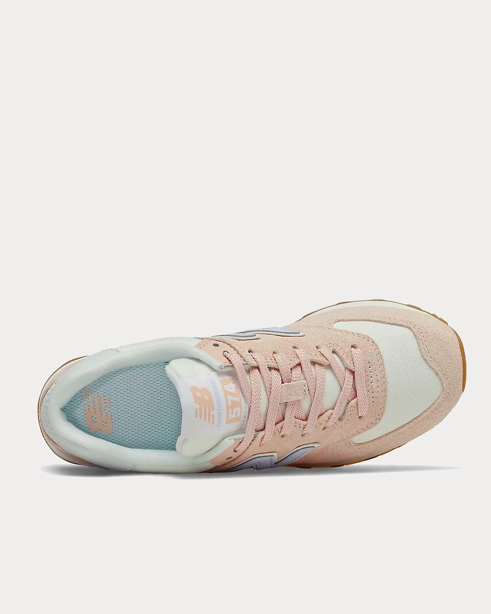 New Balance 574 Rose Water with Sea Salt Low Top Sneakers - 2