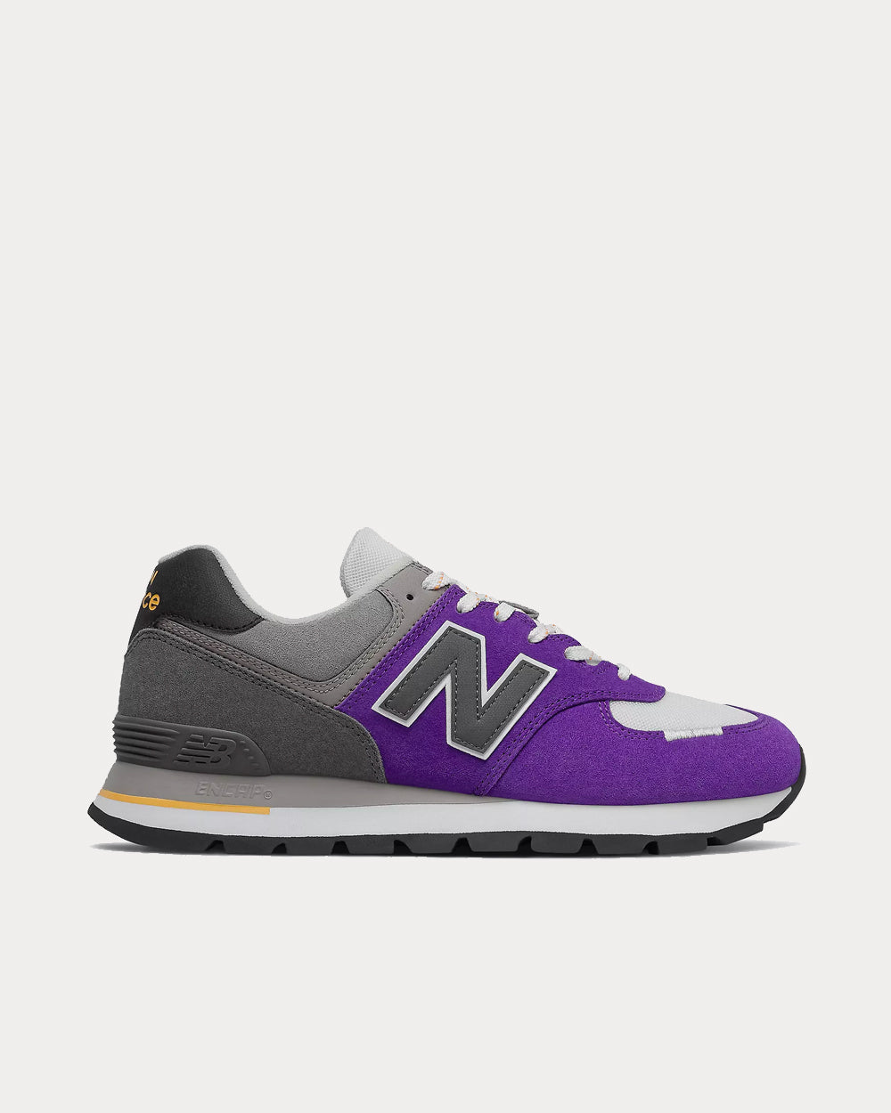 New Balance 574 Rugged Prism Purple with Marblehead Low Top Sneakers - 1