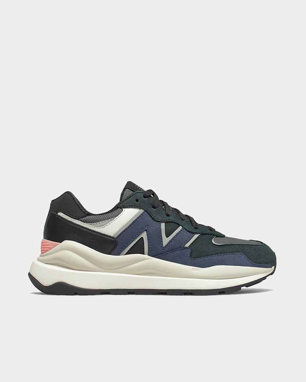 New Balance 57/40 Nb Navy with Black Low Top Sneakers - 1