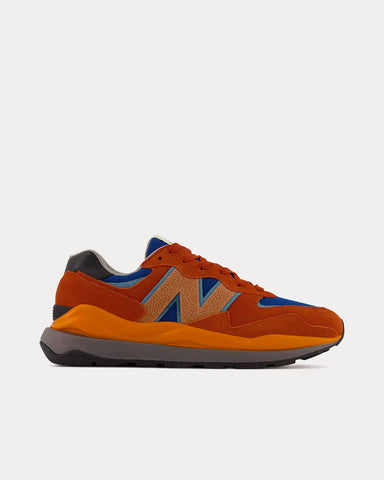 New Balance 57/40 Rust Oxide with Blue Groove Low Top Sneakers