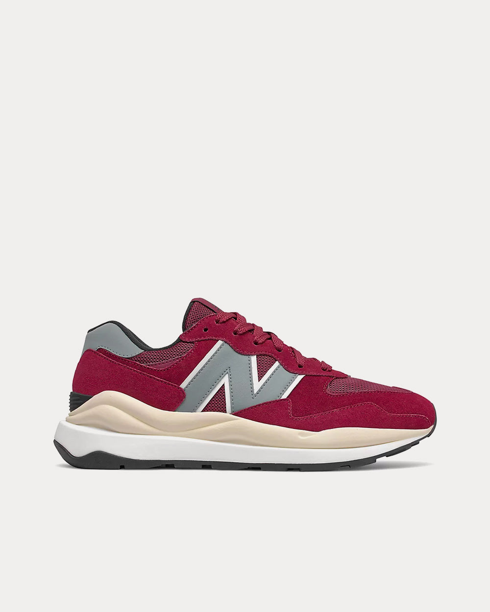 New Balance 57/40 Garnet with Slate Low Top Sneakers - 1