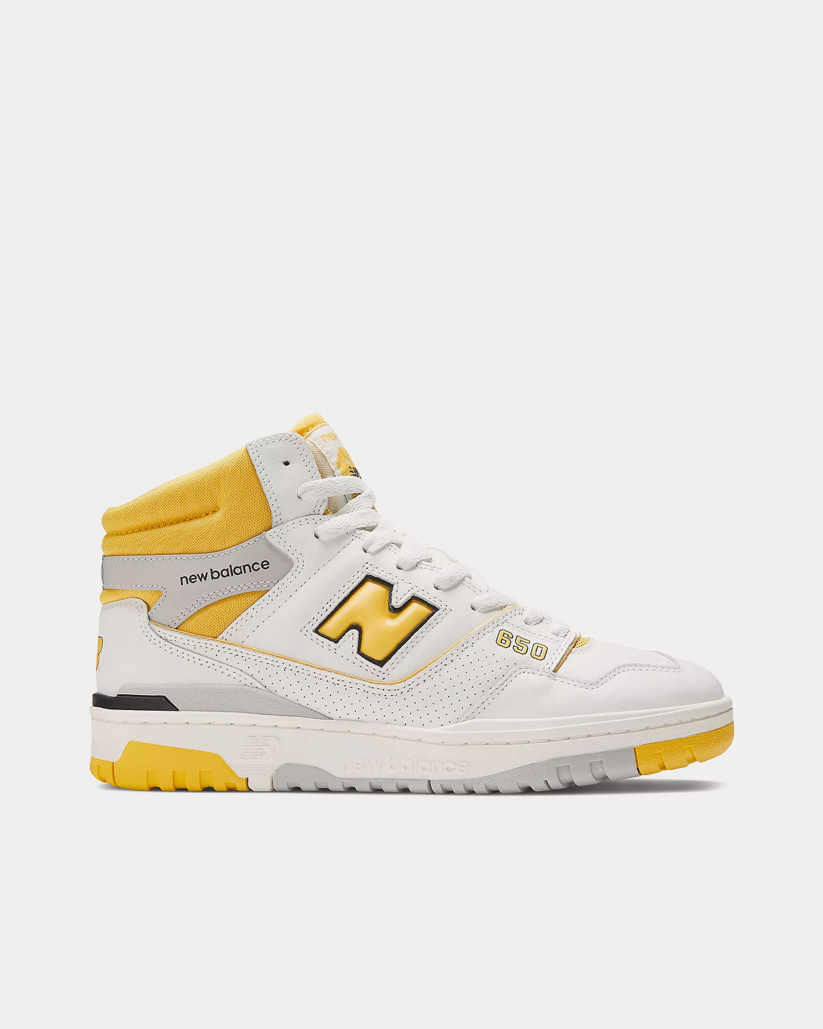 New Balance 650 White / Honeycomb / Raincloud High Top Sneakers - 1