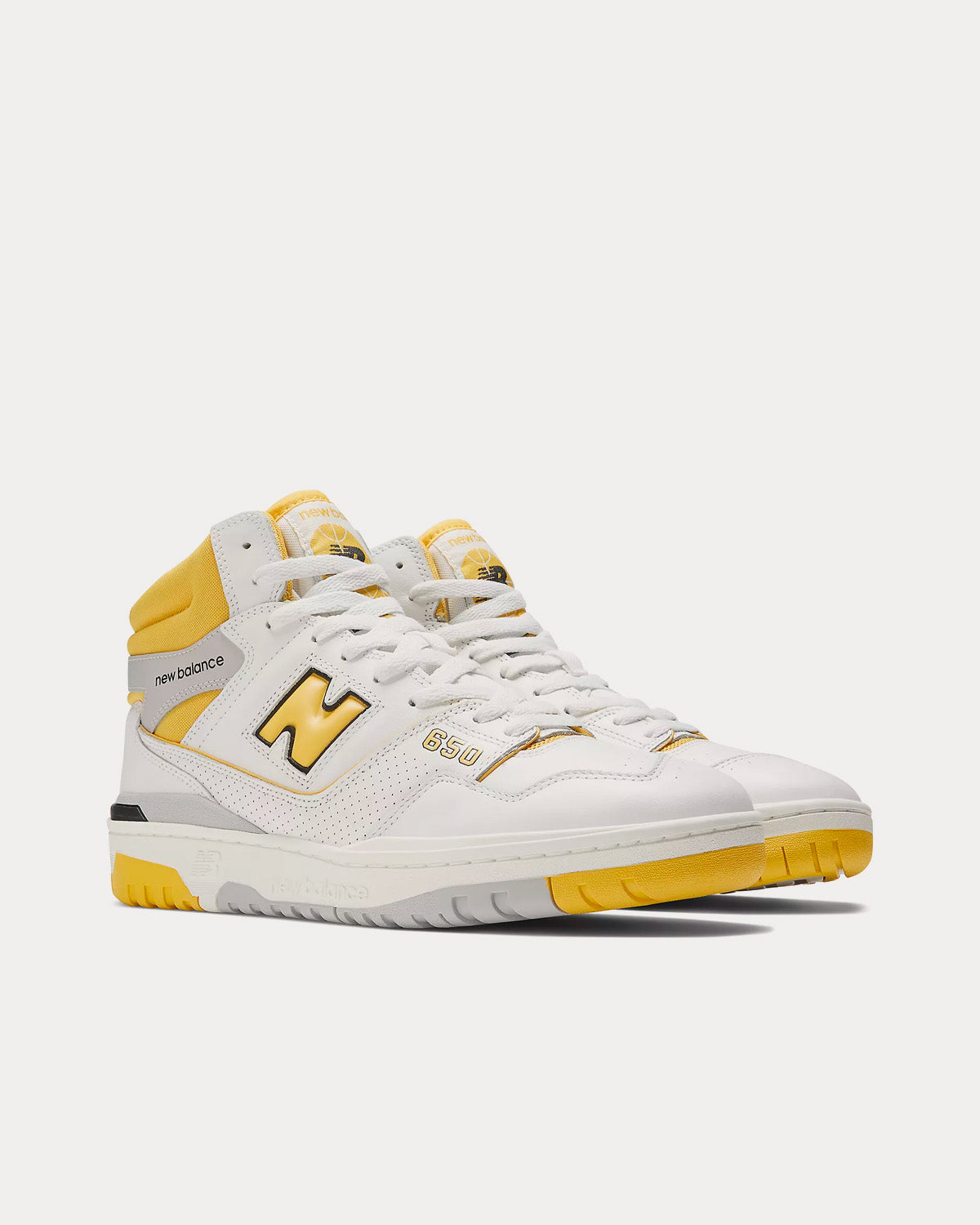 New Balance 650 White / Honeycomb / Raincloud High Top Sneakers - 3