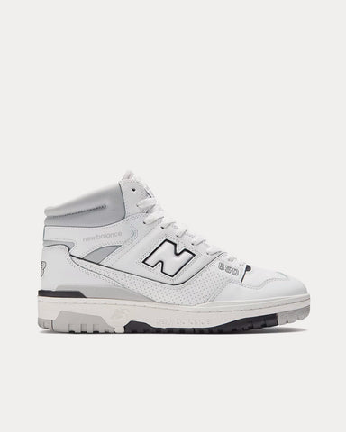 New Balance 650 White / Cloud Grey High Top Sneakers