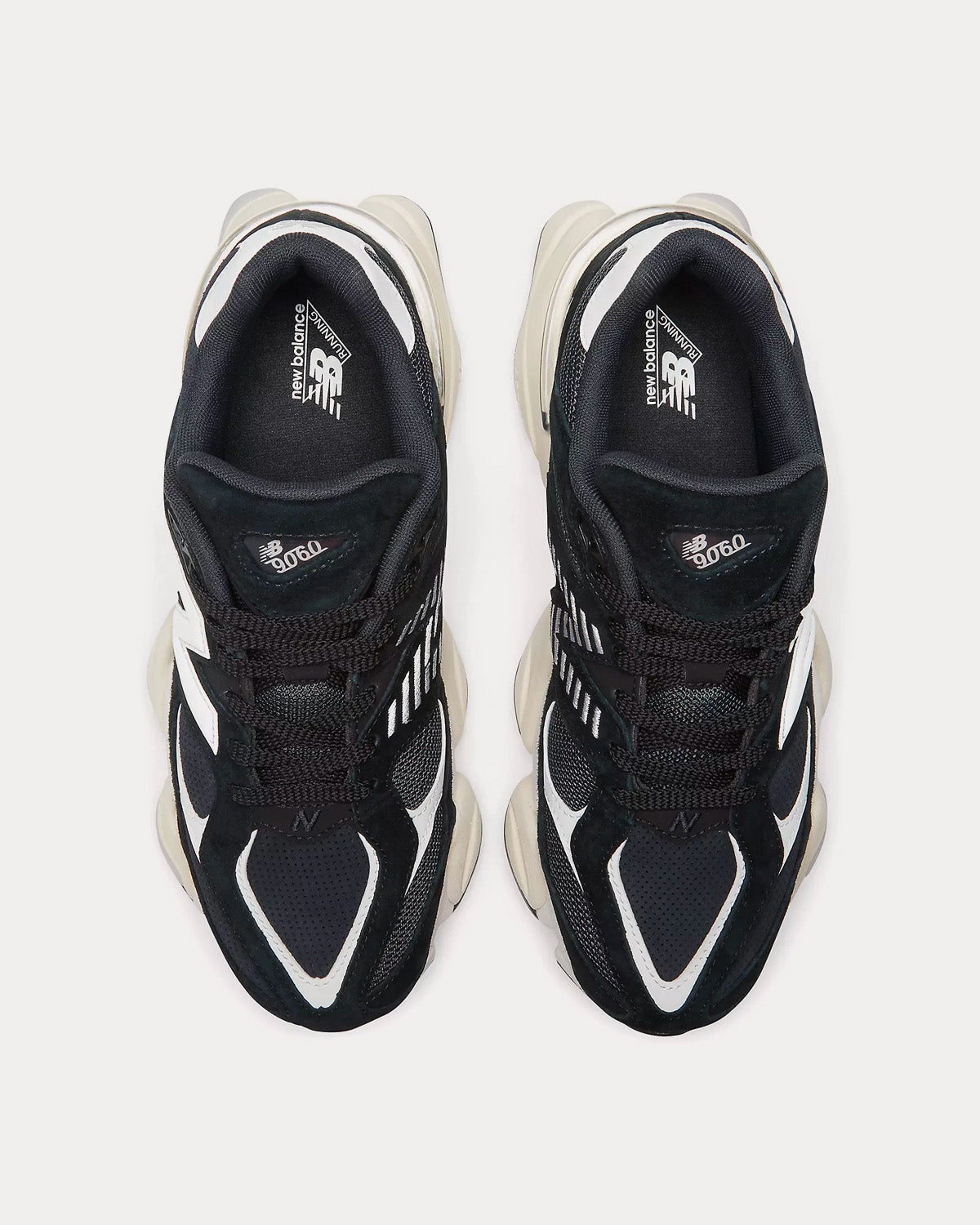 New Balance 9060 Black / White Low Top Sneakers - Sneak in Peace