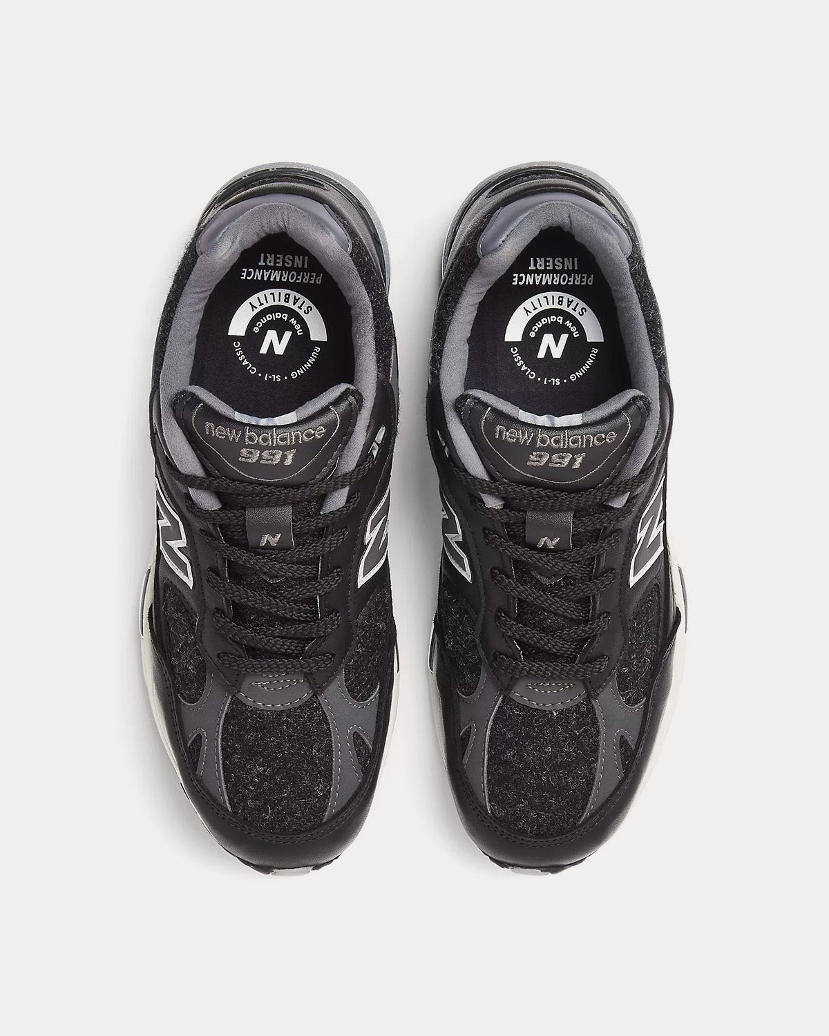 New Balance Made in UK 991 Black / Magnet / Smoked Pearl Low Top Sneakers - 2