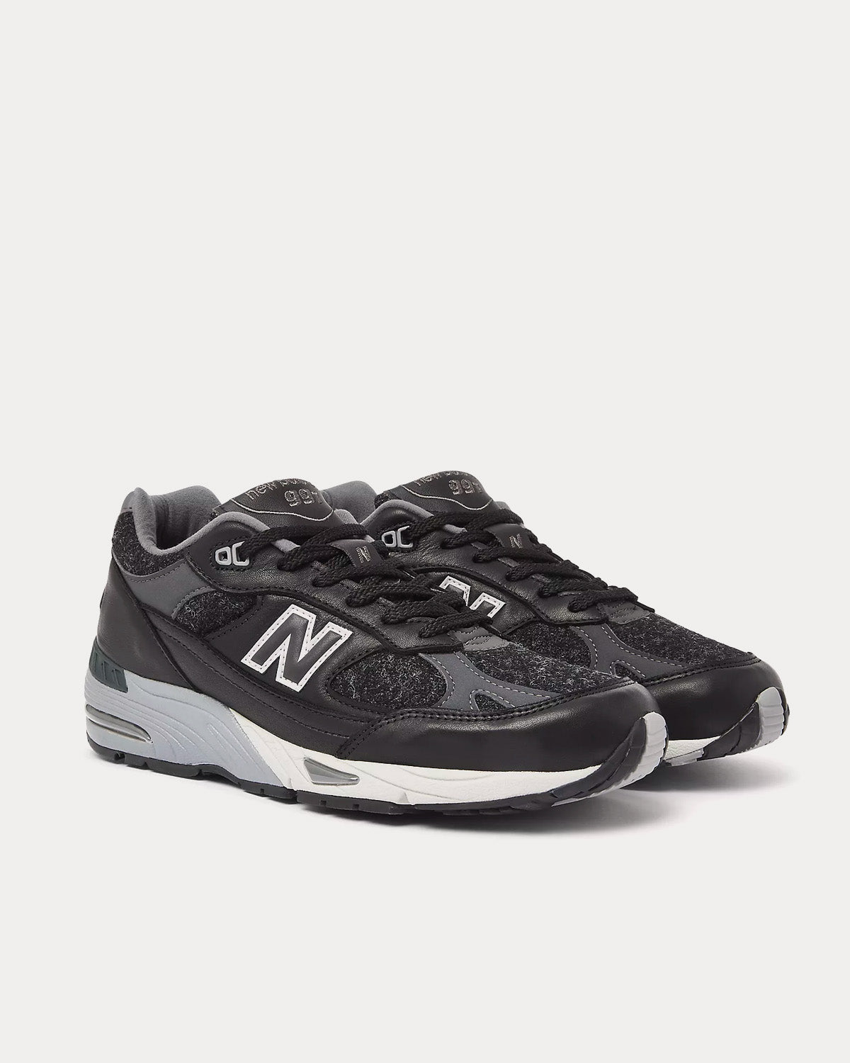 New Balance Made in UK 991 Black / Magnet / Smoked Pearl Low Top Sneakers - 3