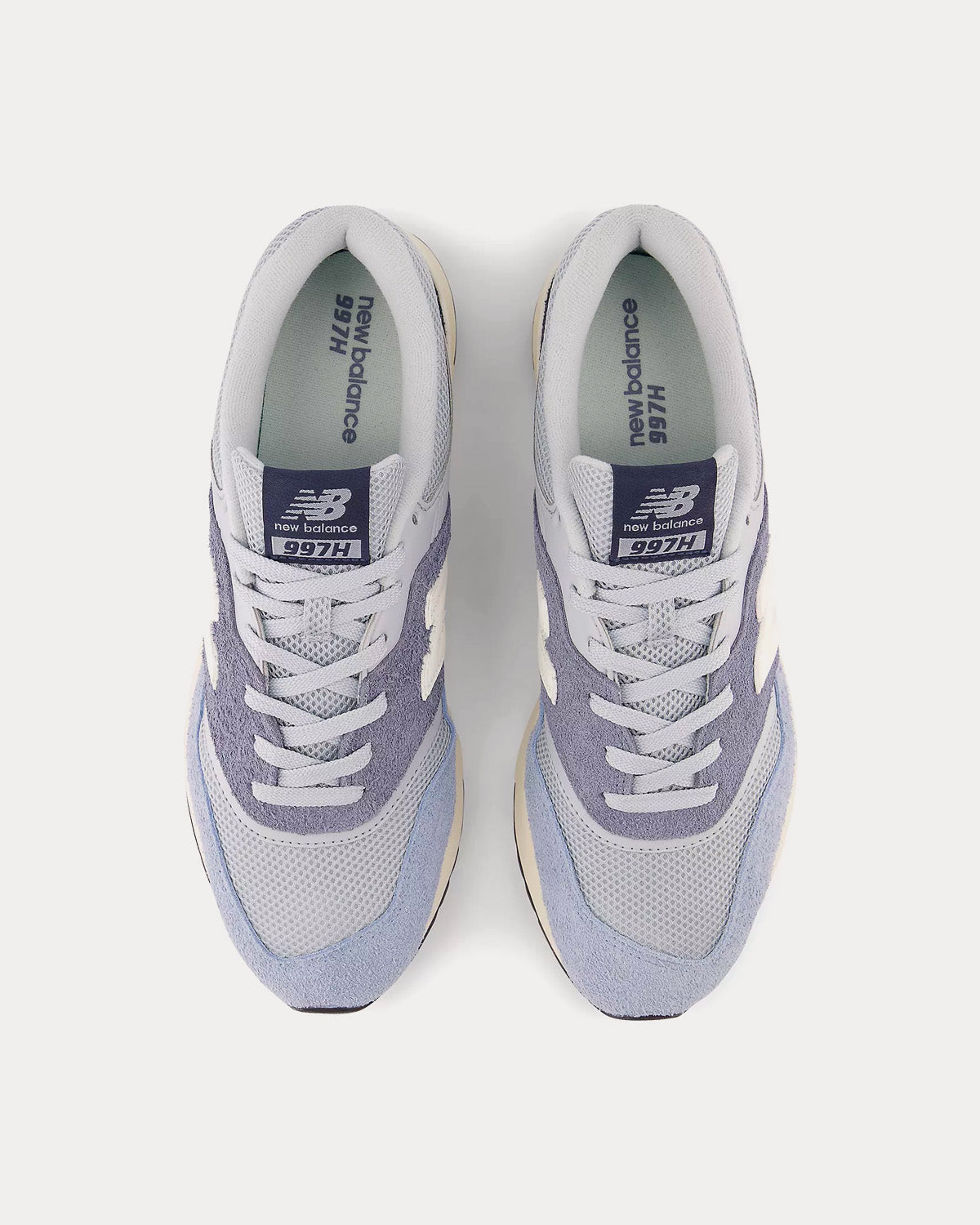 New Balance 997h Light Arctic Grey with Outerspace Low Top Sneakers - 2