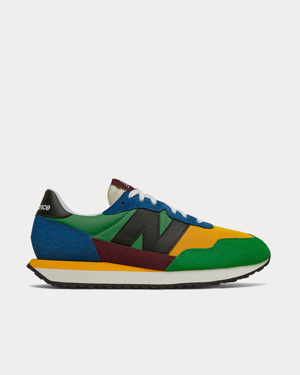 New Balance 237 Blue with Team Gold Low Top Sneakers - 1