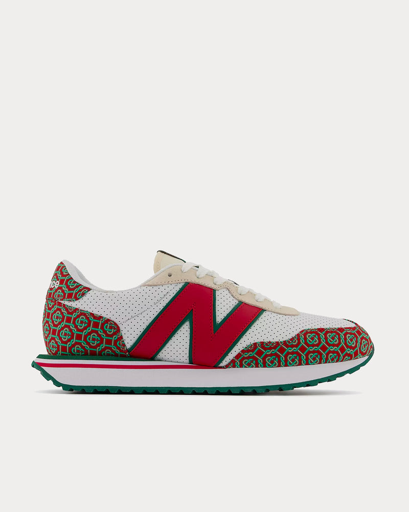 New Balance X Casablanca 237 Monogram Jacquard Low Top Sneakers - 1