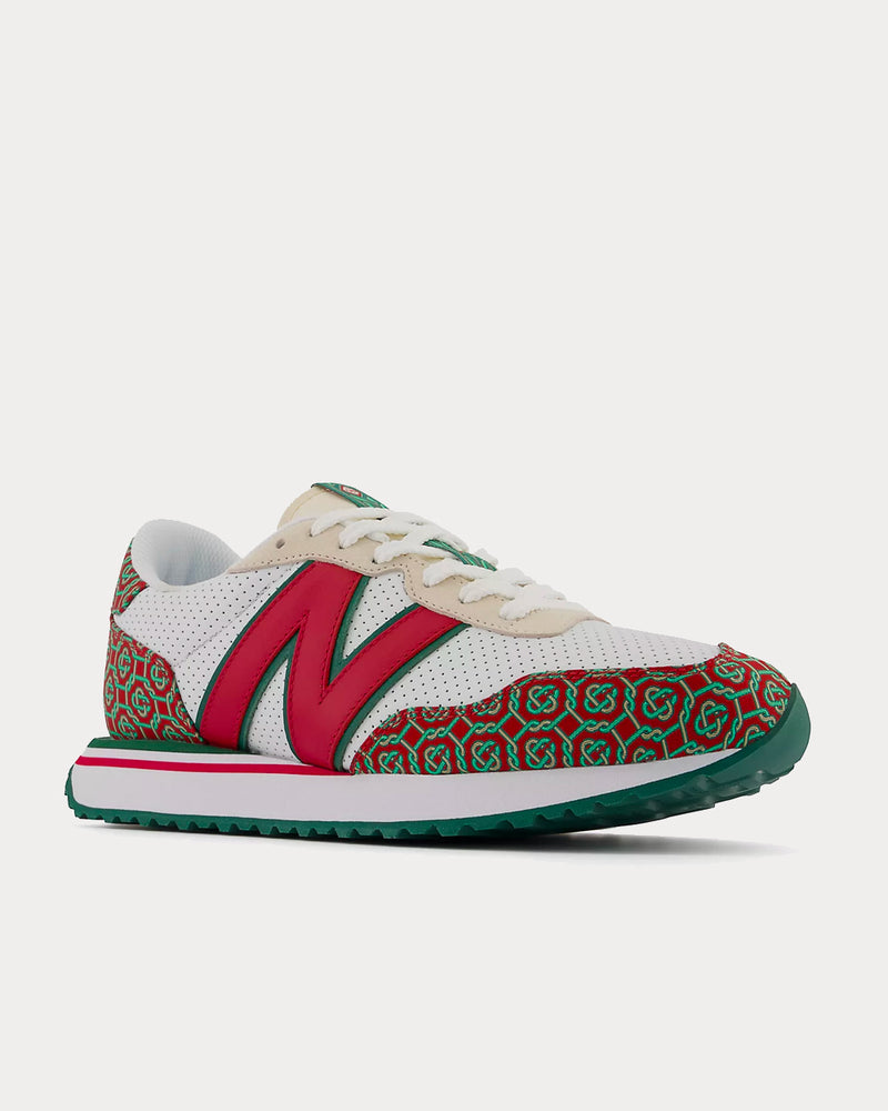 New Balance X Casablanca 237 Monogram Jacquard Low Top Sneakers - 2