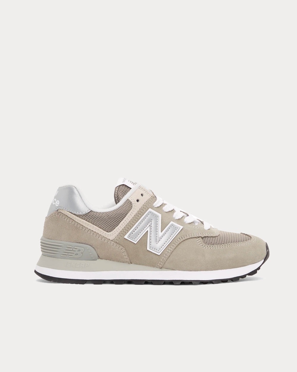 New Balance 574 Core Grey Low Top Sneakers - 1