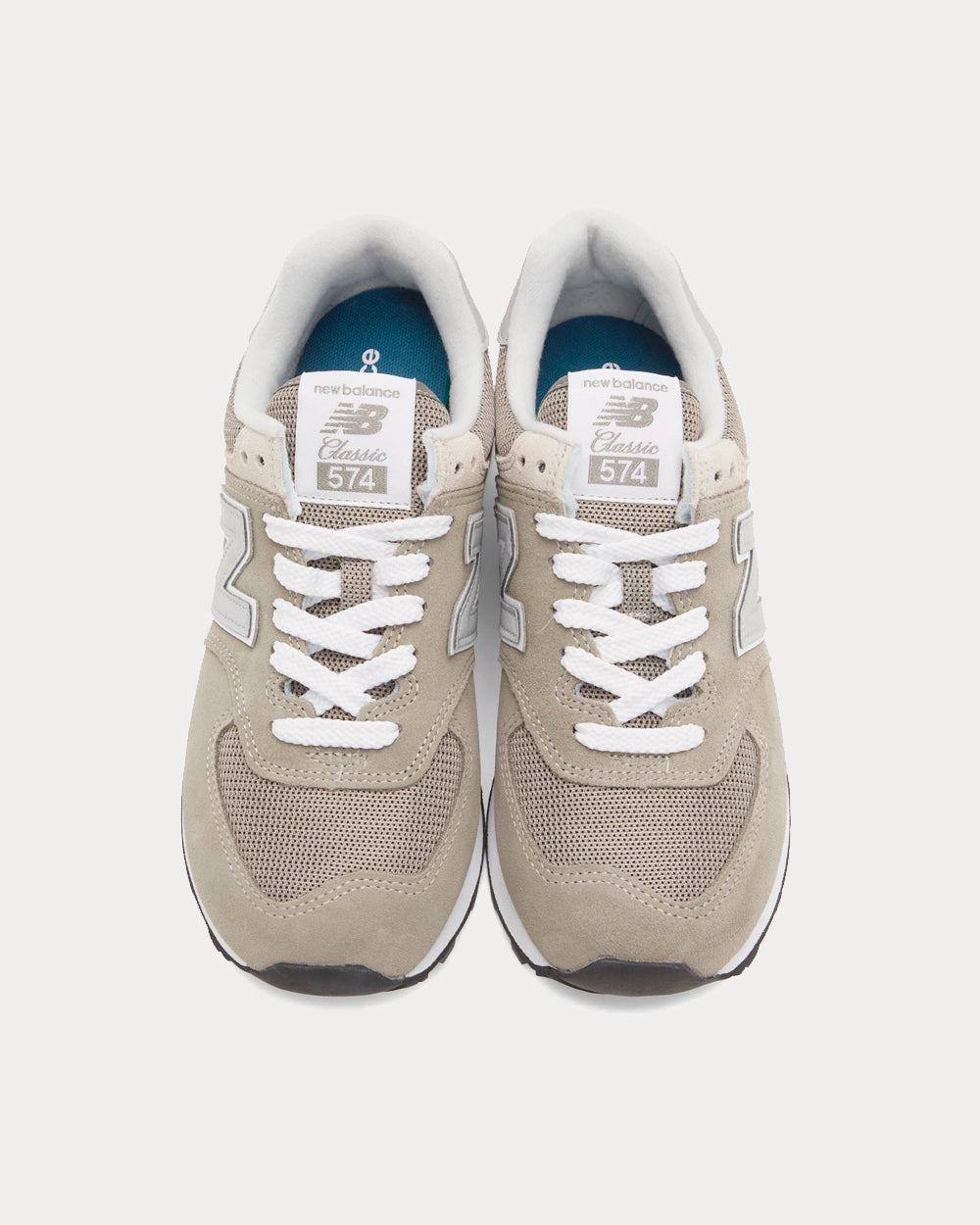 New Balance 574 Core Grey Low Top Sneakers - 3