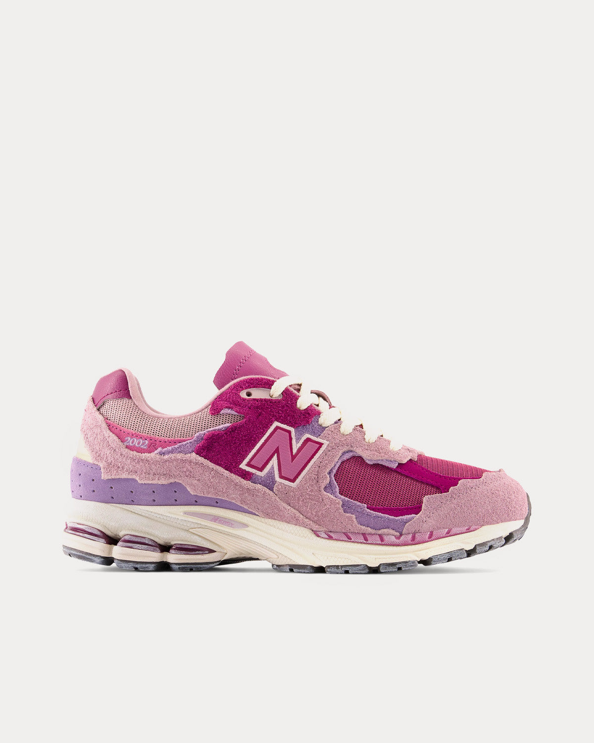 New Balance 2002r Lilac Chalk Low Top Sneakers - 1