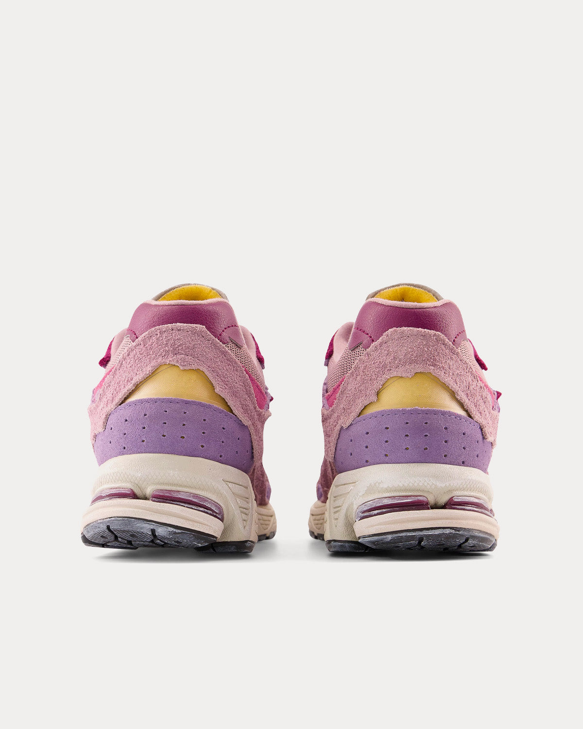 New Balance 2002r Lilac Chalk Low Top Sneakers - 4