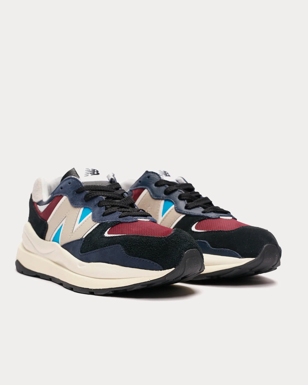 New Balance 57/40 Nb Navy with NB burgundy Low Top Sneakers - 2