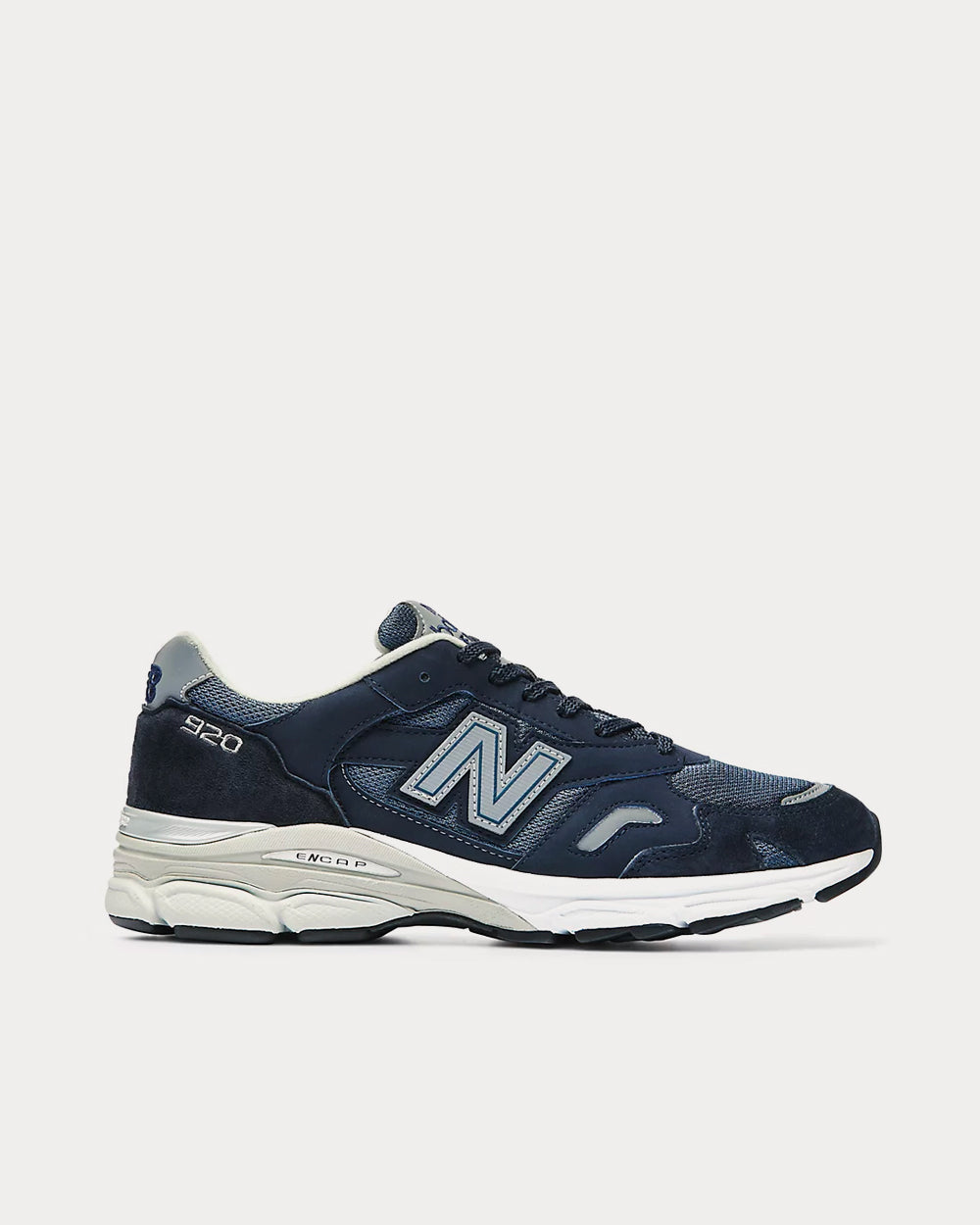 New Balance Made in UK 920 Navy With Grey Low Top Sneakers - 1