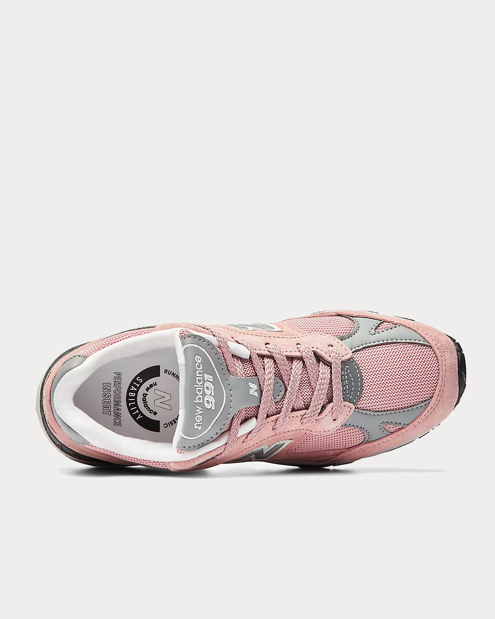 New Balance MADE UK 991 Pink With Grey Low Top Sneakers - 2