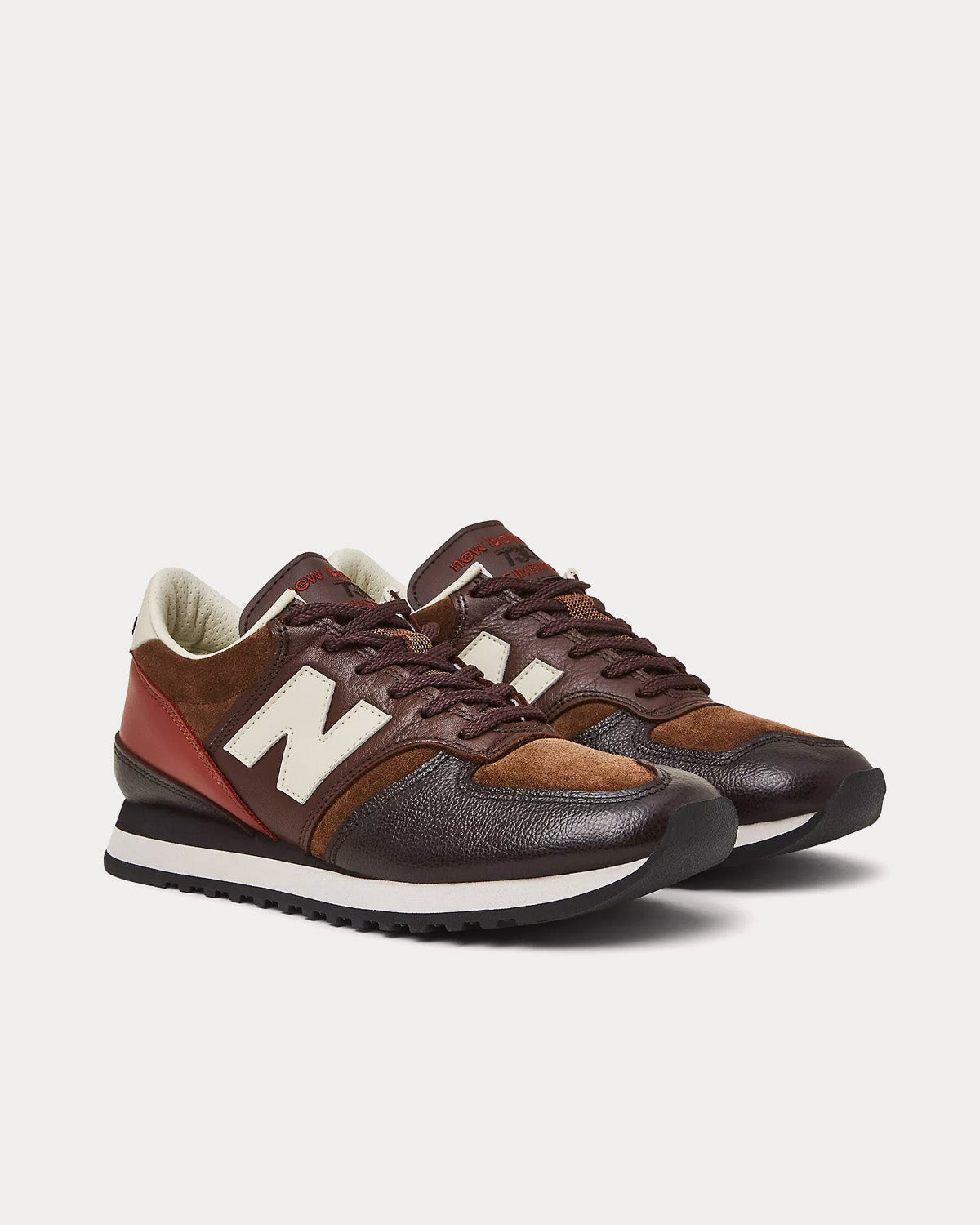 New Balance MADE in UK 730 French Roast with Feather Gray Earth Low Top Sneakers Sneak in Peace