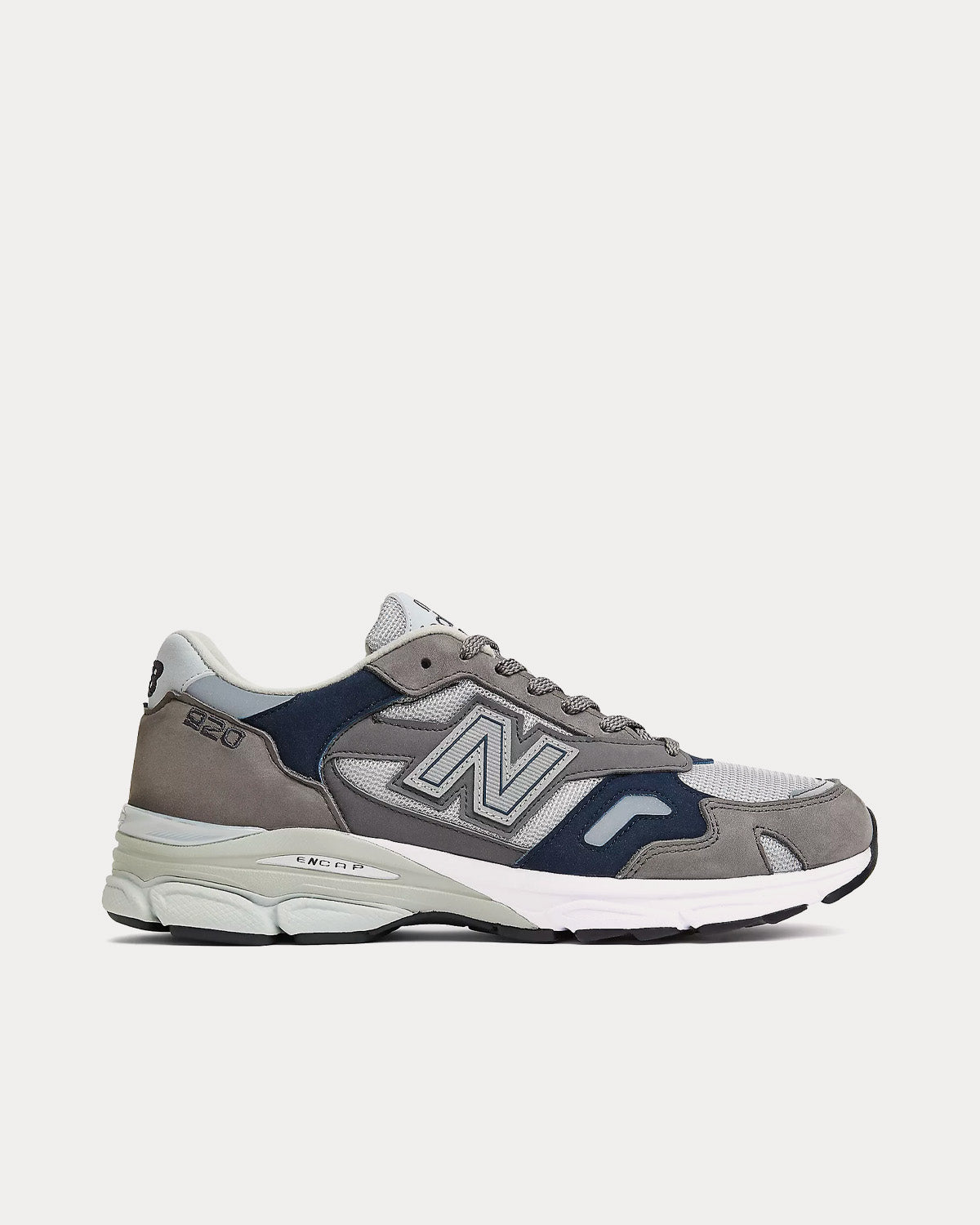 New Balance MADE in UK 920 Grey / Navy / White Low Top Sneakers - 1