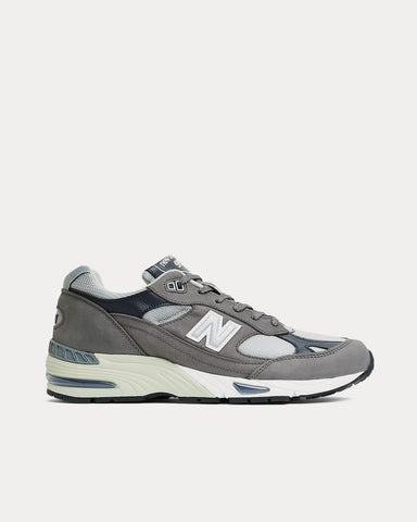 New Balance MADE in UK 991 Castle Rock / Navy / White Low Top Sneakers