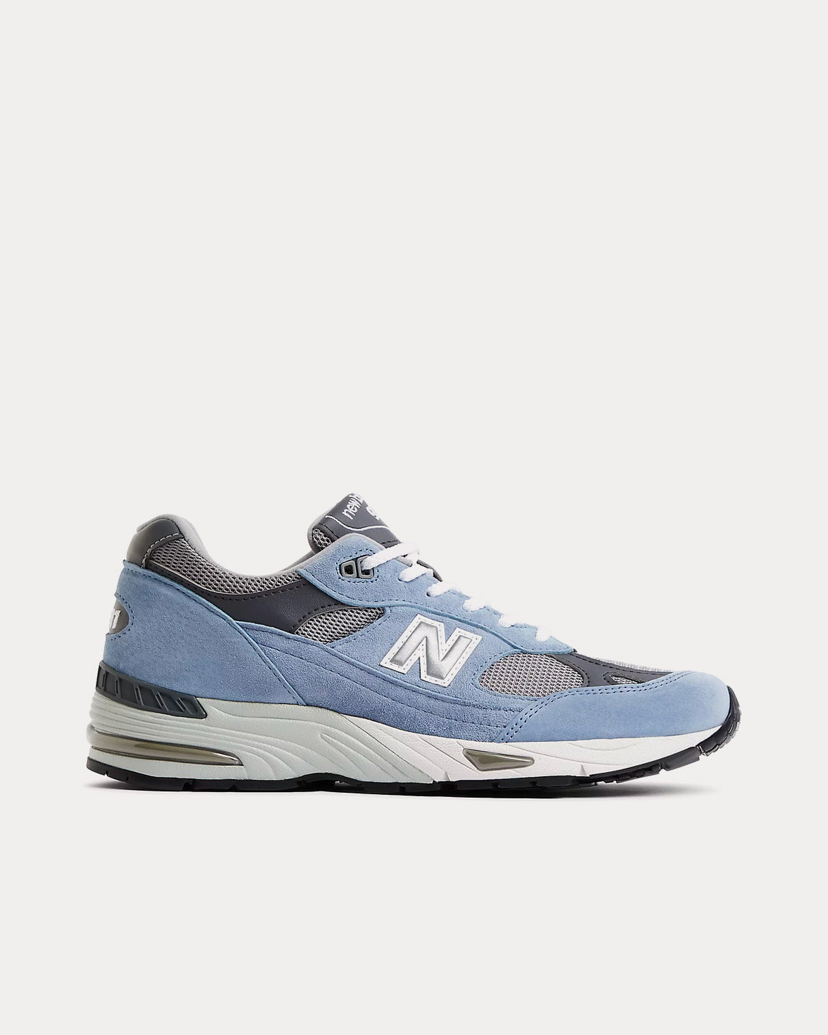 New Balance Made in UK 991v1 Dusty Blue / Alloy / Smoked Pearl Low Top Sneakers - 1