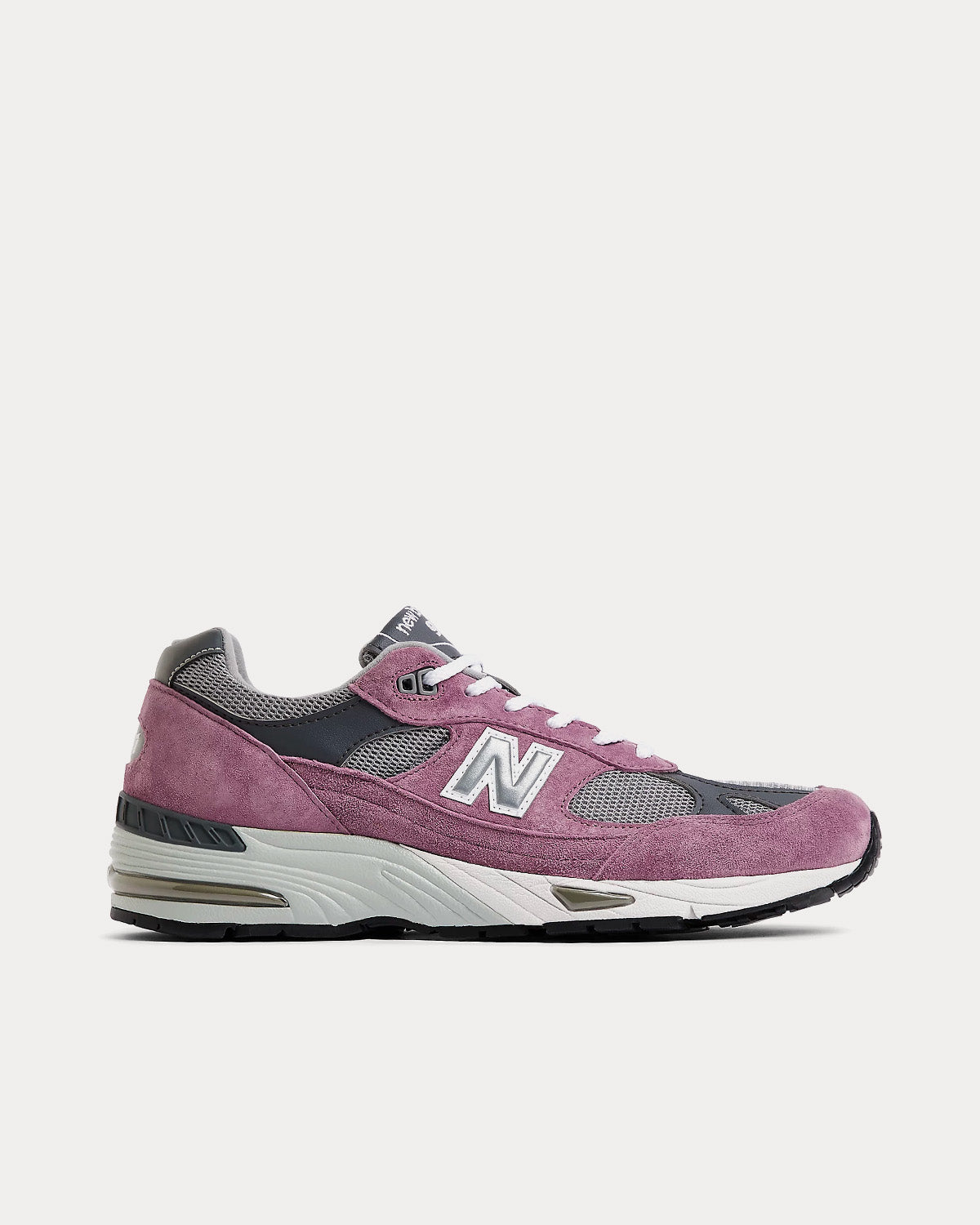 New Balance Made in UK 991v1 Wistful Mauve / Alloy / Smoked Pearl Low Top Sneakers - 1